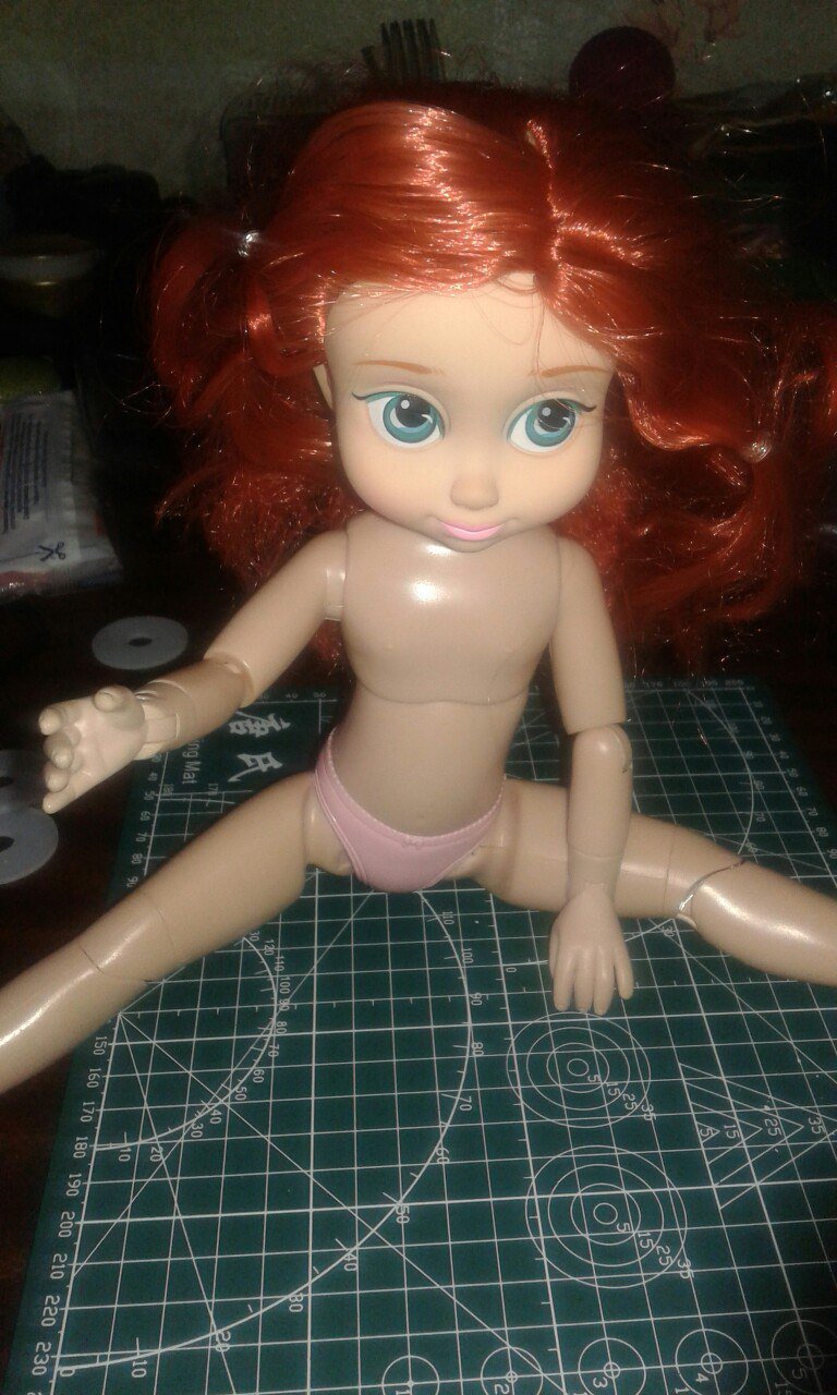 Ещё один способ гибридизации на теле Jolina Zapf Creation и сравнение 2-х типов тела Джолин