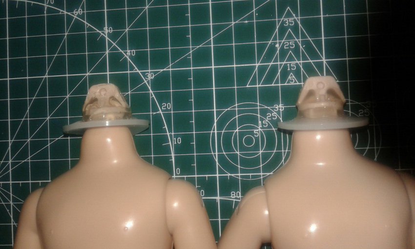 Ещё один способ гибридизации на теле Jolina Zapf Creation и сравнение 2-х типов тела Джолин (фото 8)