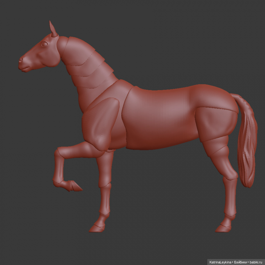 Учусь 3D модеированию — Авторские шарнирные куклы своими руками: лепка (фото 10)