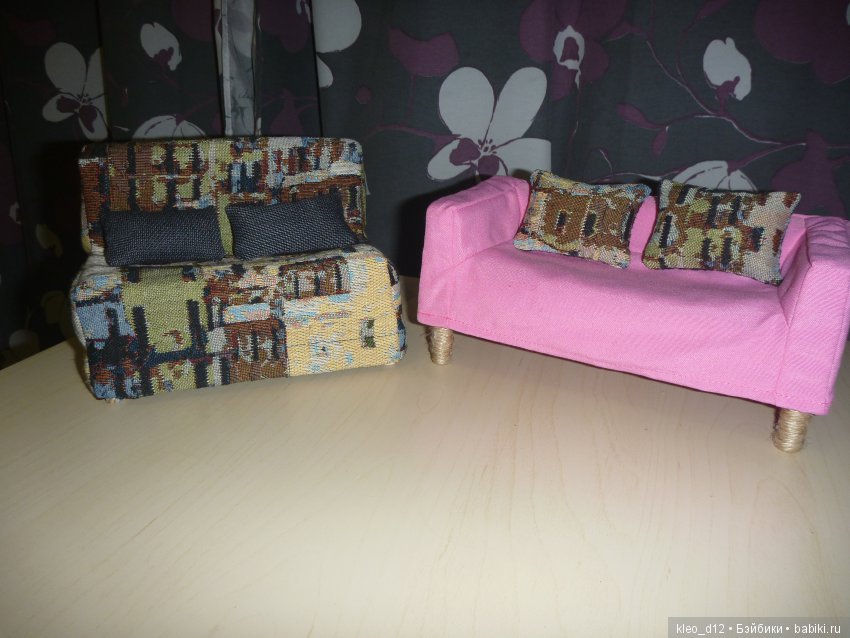 Апгрейт диванов для кукол (фото 6)