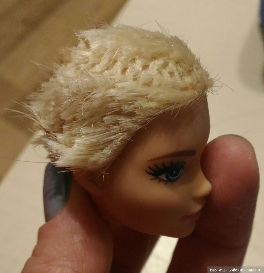 Преображение Барби Fashionistas № 22 или моя первая перепрошивка волос! Много фото (фото 3)