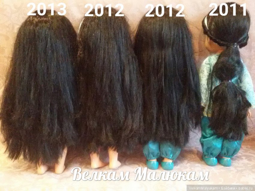 Сравнение кукол Дисней Аниматор разных годов производства (фото 9)