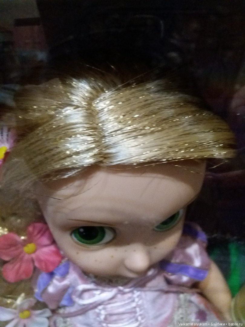 Рапунцель Дисней Аниматор лимитированная серия со светящимися волосами (фото 4)