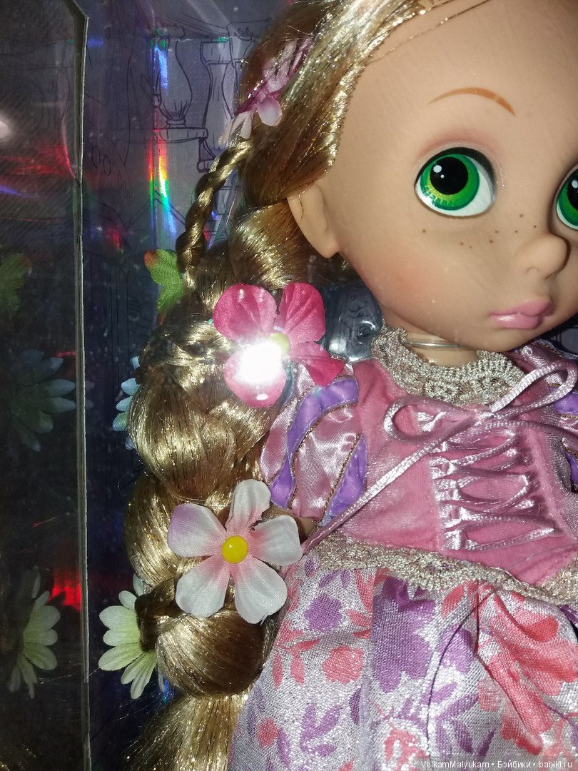 Рапунцель Дисней Аниматор лимитированная серия со светящимися волосами (фото 5)