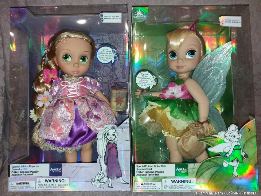 Рапунцель Дисней Аниматор лимитированная серия со светящимися волосами (фото 2)