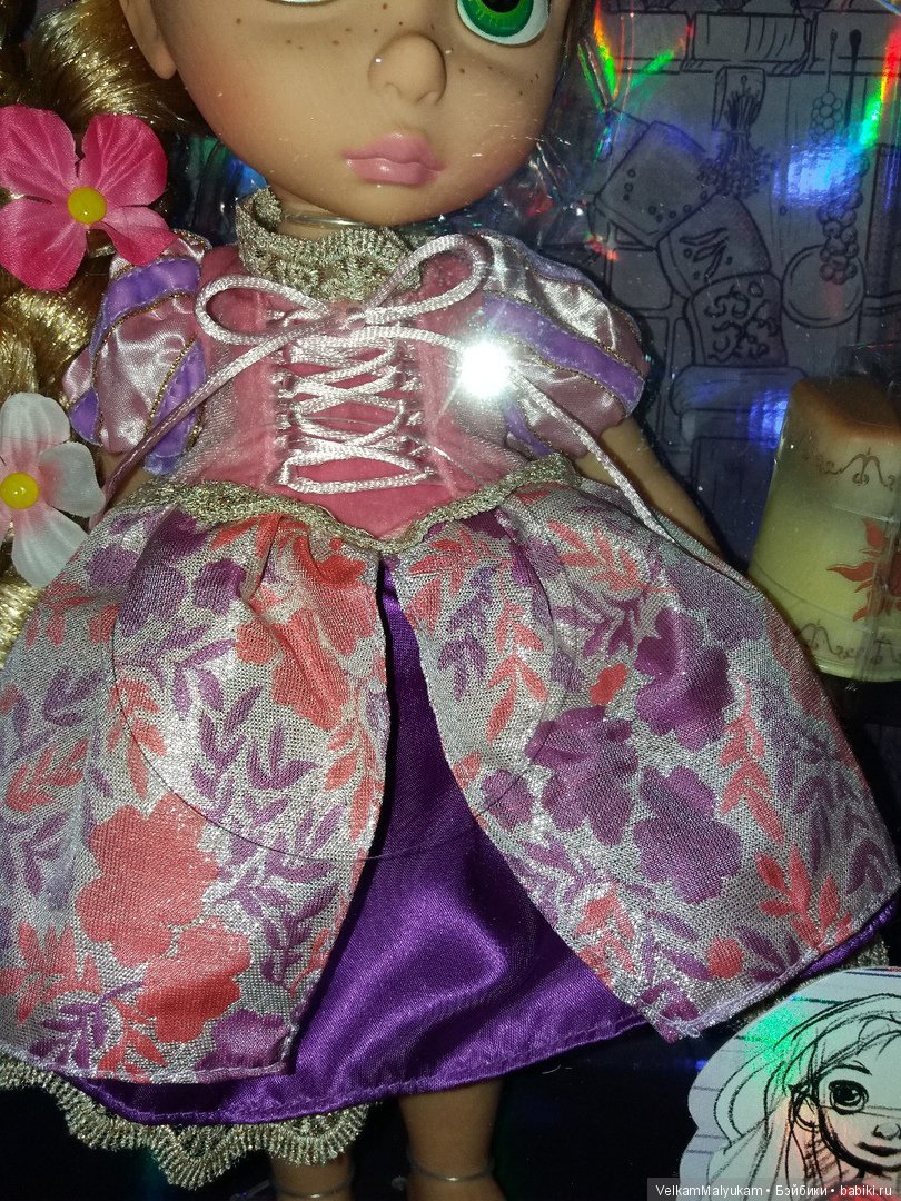 Рапунцель Дисней Аниматор лимитированная серия со светящимися волосами