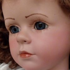 Роспись лиц дорогих кукол от Донны Руберт и других