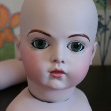 Реплика антикварной куклы Брю моими руками. Часть 2. Утренние фото