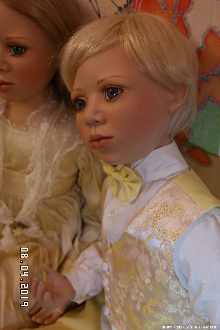 История о брате и сестре — Куклы Christine Orange (Кристин Оранж): фарфор
