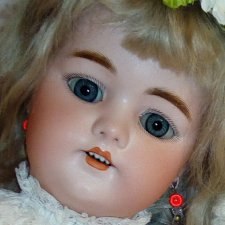 Антикварная куколка Simon and Halbig 1079 Dep дома!