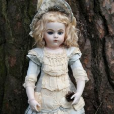 Моя Брю гуляет в лесу и играет шишечками🌲🌿🌳