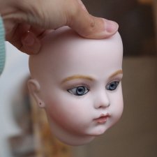 Установка ранних антикварных французских эмалевых paperweight глаз моей заказной Брю 👁️👁️