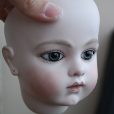 Установка глаз на гипс моей Брю Bru Jne. Видео и вечерние фото