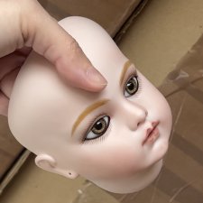 6 новых заказов - процессы создания кукол с живыми лицами ⚙️ Каре-изумрудная красота глаз 👁👁 Делаю заказы ⚙️🔩🪛