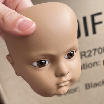 Живой взгляд: Bru Jne с ранними антикварными французскими эмалевыми paperweight глазами 👁