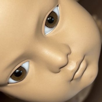 Ранние антикварные французские paperweight глаза в глазницах моих Bru Jne - тела Chevrot 💎