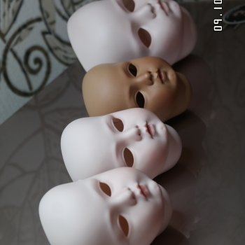 Пудровая роспись лица, сияние фарфора ✨ Делаю заказы Bru Jne ⚙️