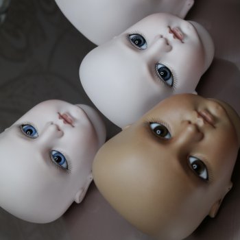 Примерка глаз моим Bru Jne ✨ Роспись лица и ресничек ✨