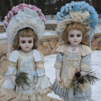 Bru Jne гуляют по заснеженному лесу ⚙️