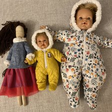 Швейные кукольные будни - когда куклы замерзли.