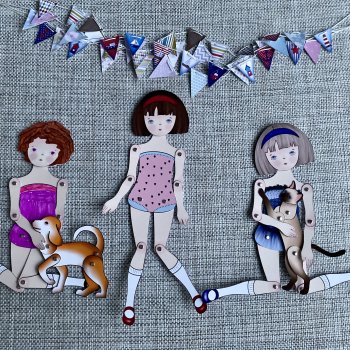 Бумажные кукольные будни