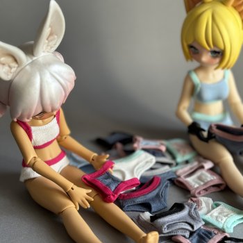 Швейные кукольные будни - даешь трусы!!!