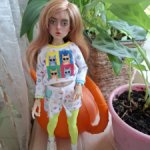 Продам печатную куклу 28см.ростом