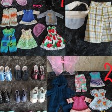 3 лота одежды и лот обуви для паолочек