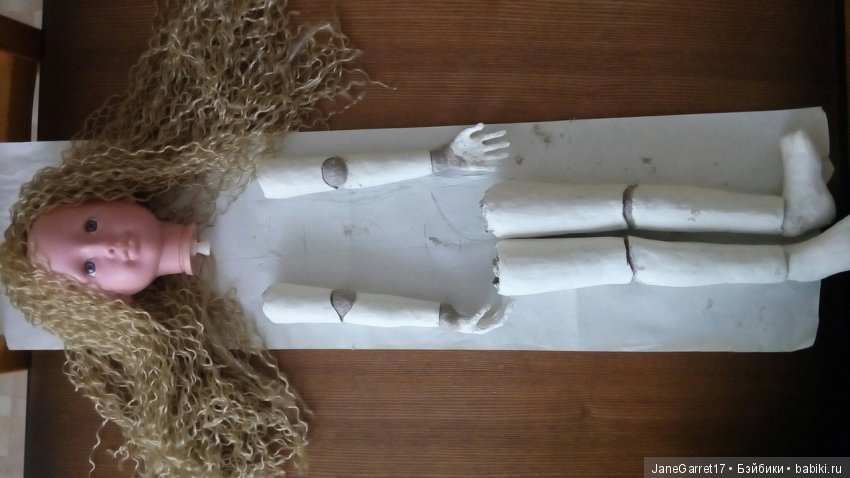 Рождение Аннабелы, ремонт куклы своими руками (фото 4)