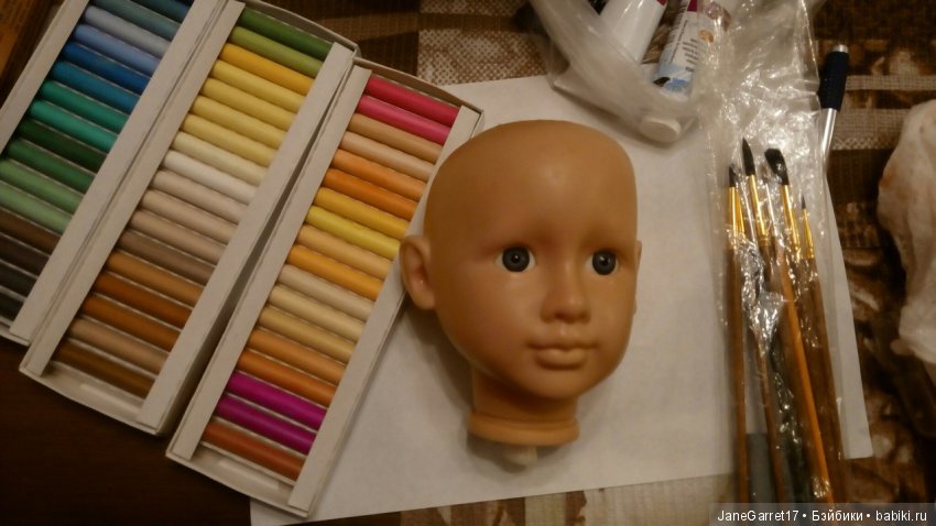 Рождение Аннабелы, ремонт куклы своими руками (фото 8)
