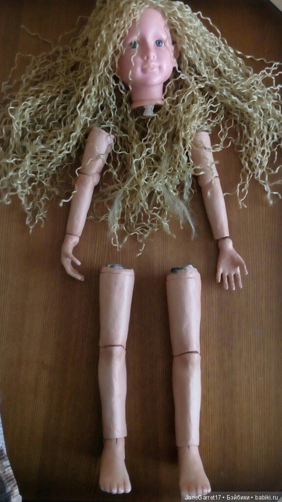 Рождение Аннабелы, ремонт куклы своими руками