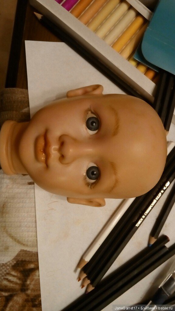 Рождение Аннабелы, ремонт куклы своими руками (фото 9)