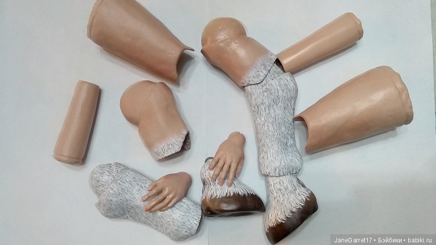 Вторая жизнь фарфоровой головки. Единорог Рафаэль (фото 10)