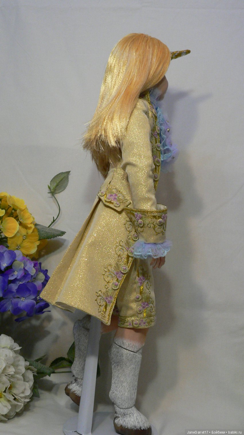 Вторая жизнь фарфоровой головки. Единорог Рафаэль