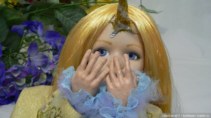 Вторая жизнь фарфоровой головки. Единорог Рафаэль