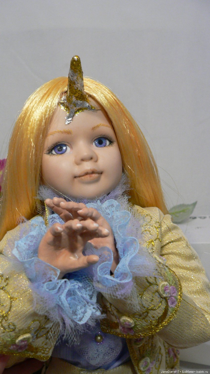 Вторая жизнь фарфоровой головки. Единорог Рафаэль