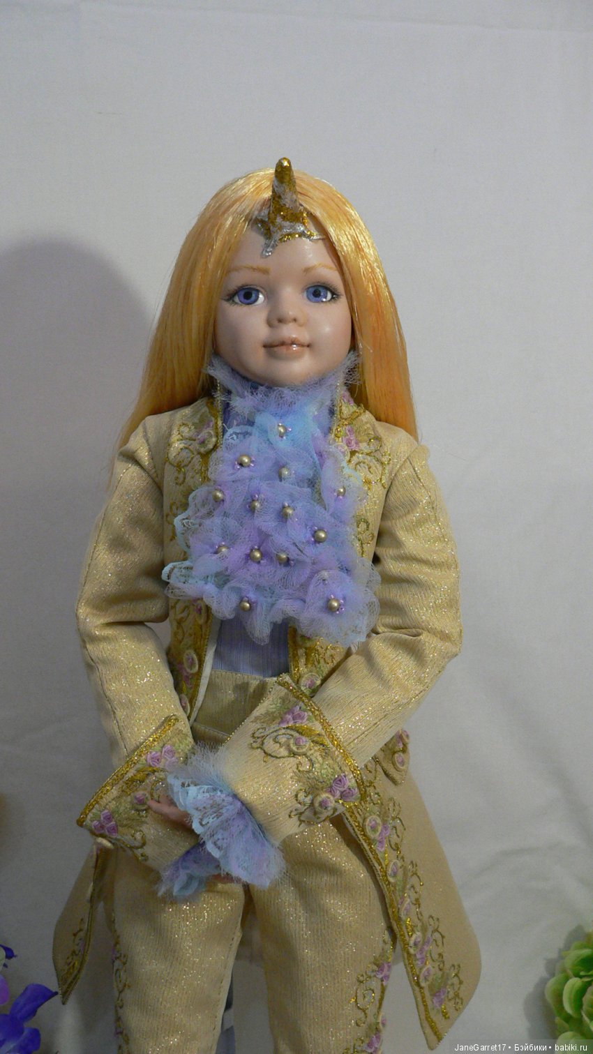 Вторая жизнь фарфоровой головки. Единорог Рафаэль