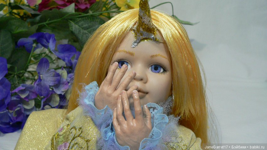 Вторая жизнь фарфоровой головки. Единорог Рафаэль