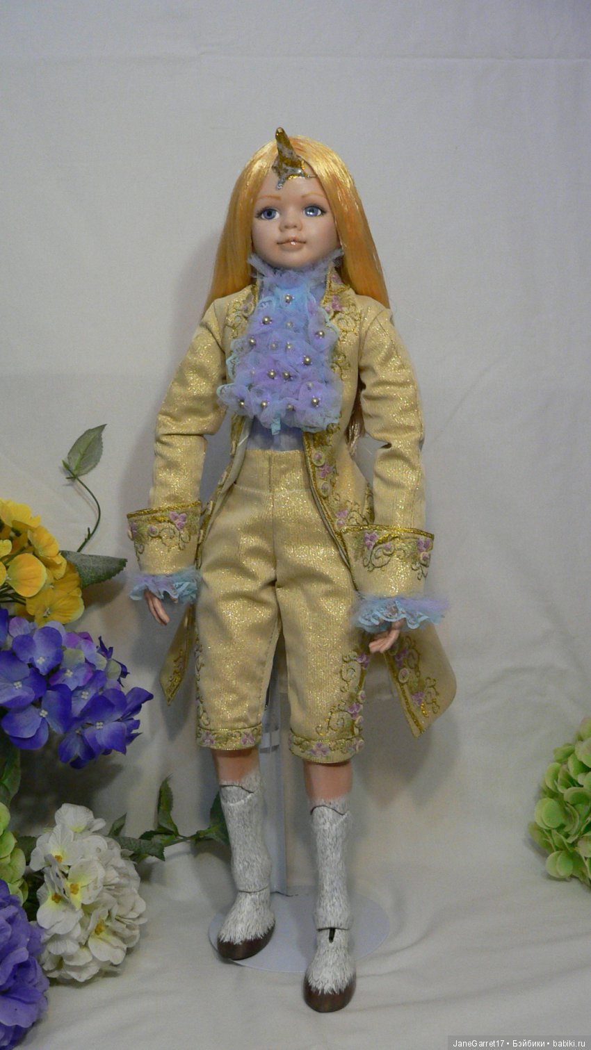 Вторая жизнь фарфоровой головки. Единорог Рафаэль