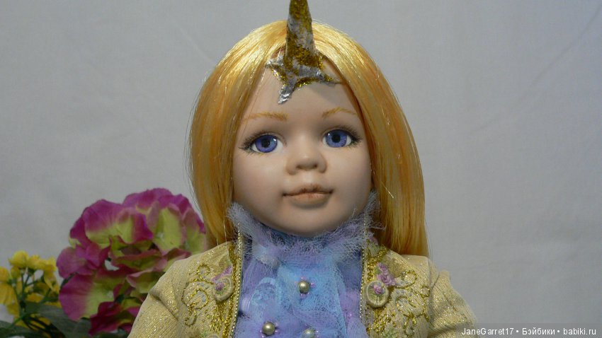 Вторая жизнь фарфоровой головки. Единорог Рафаэль