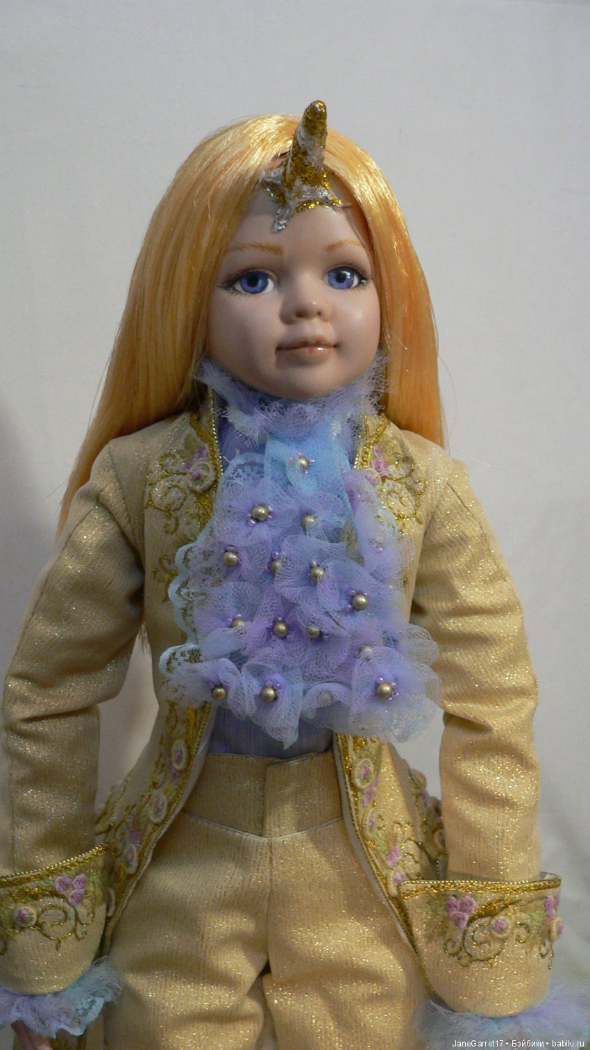 Вторая жизнь фарфоровой головки. Единорог Рафаэль