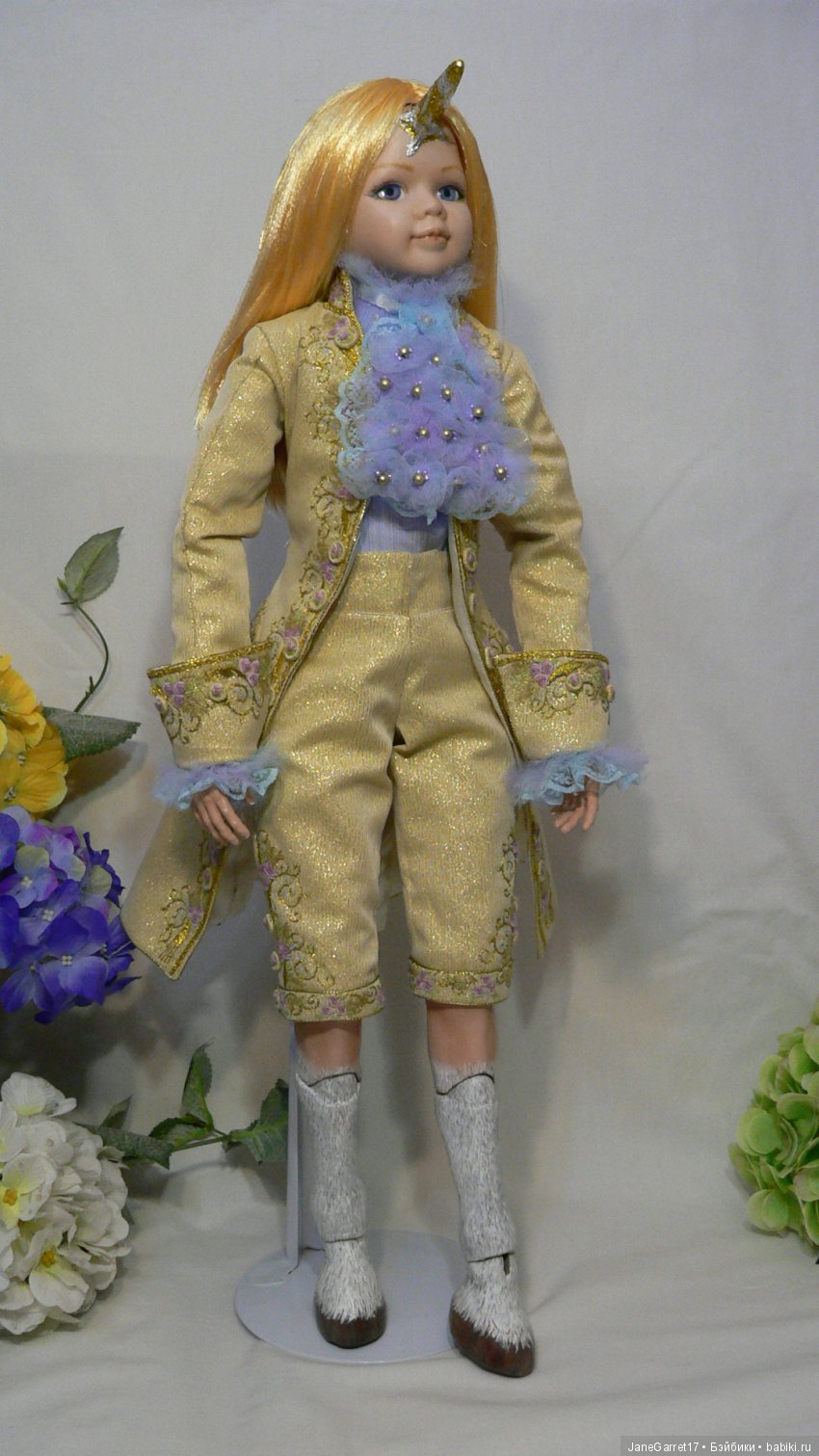 Вторая жизнь фарфоровой головки. Единорог Рафаэль