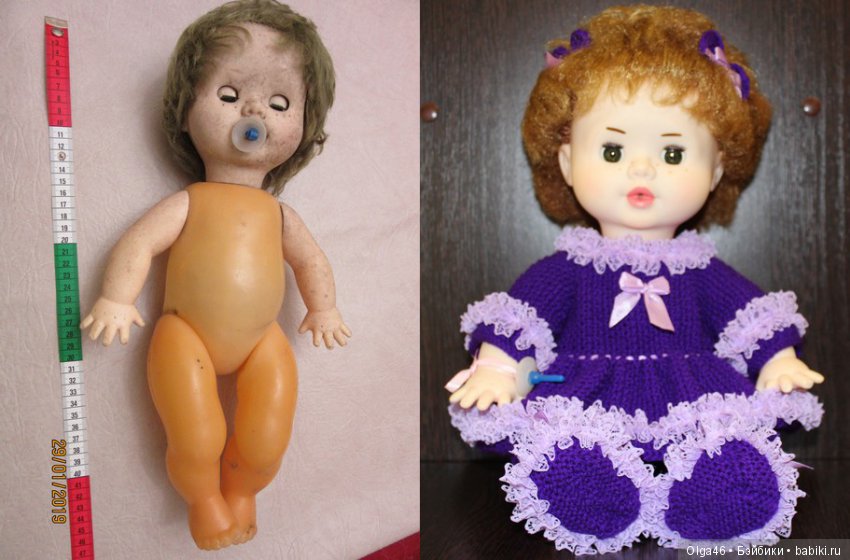 Кукла СССР: Даша. Московская фабрика игрушек им. 8 Марта