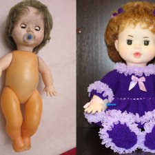 Кукла СССР: Даша. Московская фабрика игрушек им. 8 Марта