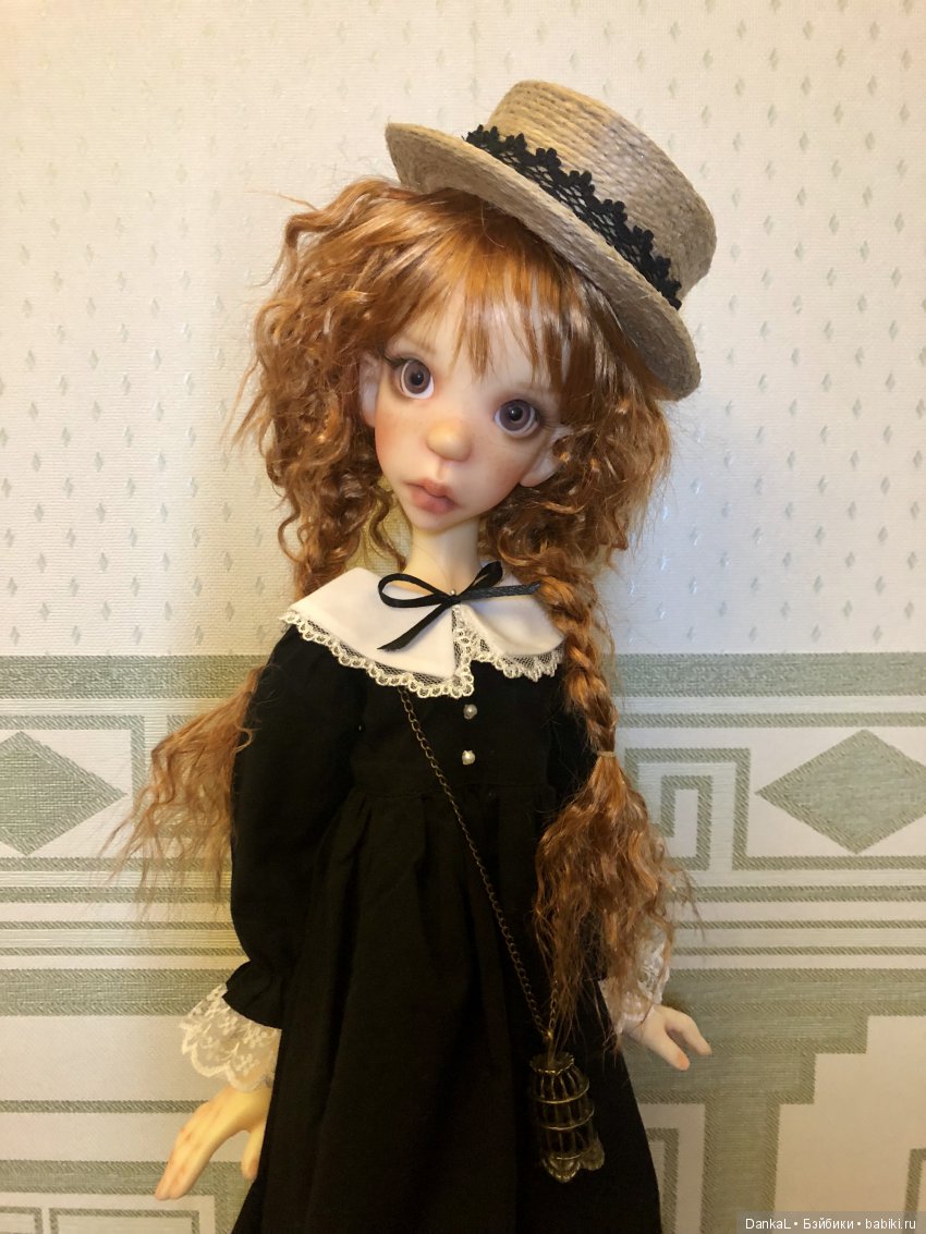 Соломенная шляпка — Куклы Kaye Wiggs (Кайе Виггс): авторские BJD (БЖД) (фото 2)
