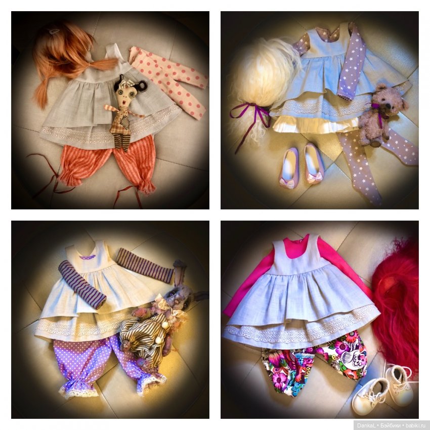 Обычное серое платье — Куклы Kaye Wiggs (Кайе Виггс): авторские BJD (БЖД)