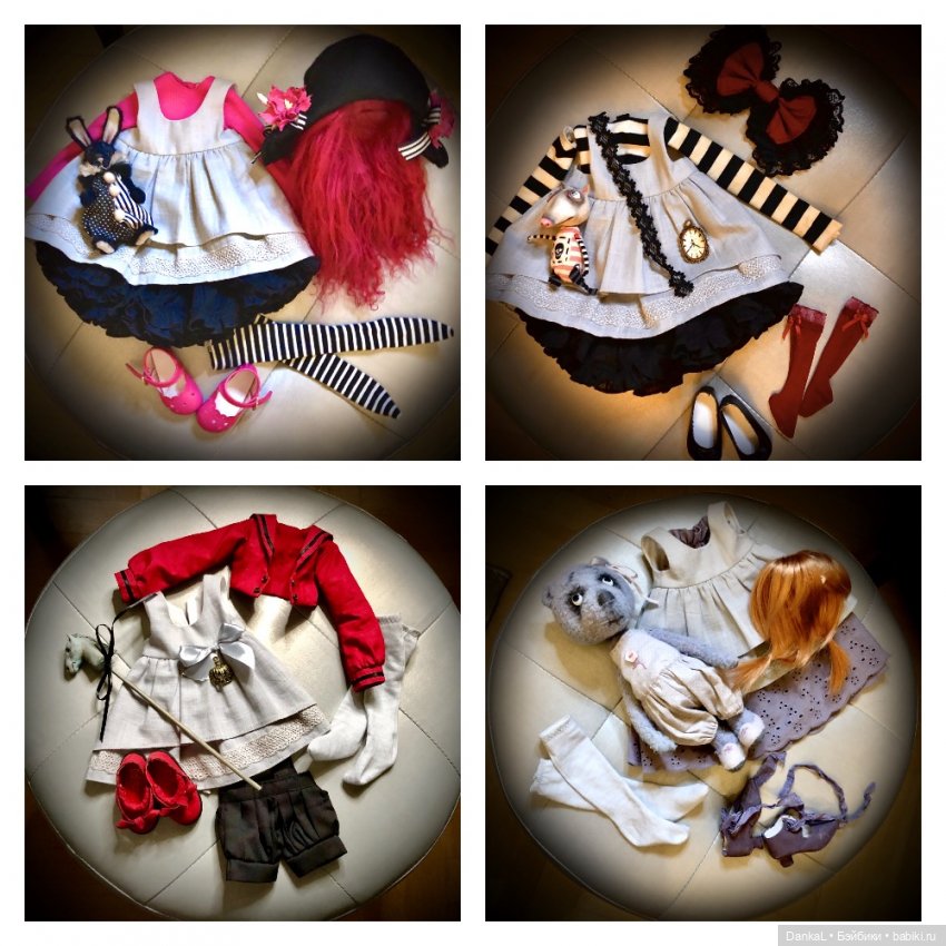 Обычное серое платье — Куклы Kaye Wiggs (Кайе Виггс): авторские BJD (БЖД)