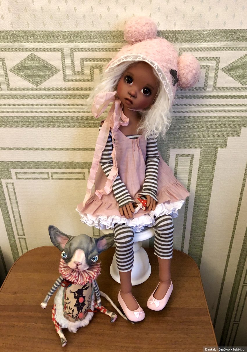 Кофейная Грейси | Бэйбики Кофейная Грейси — Куклы Kaye Wiggs (Кайе Виггс): авторские BJD (БЖД) (фото 2)