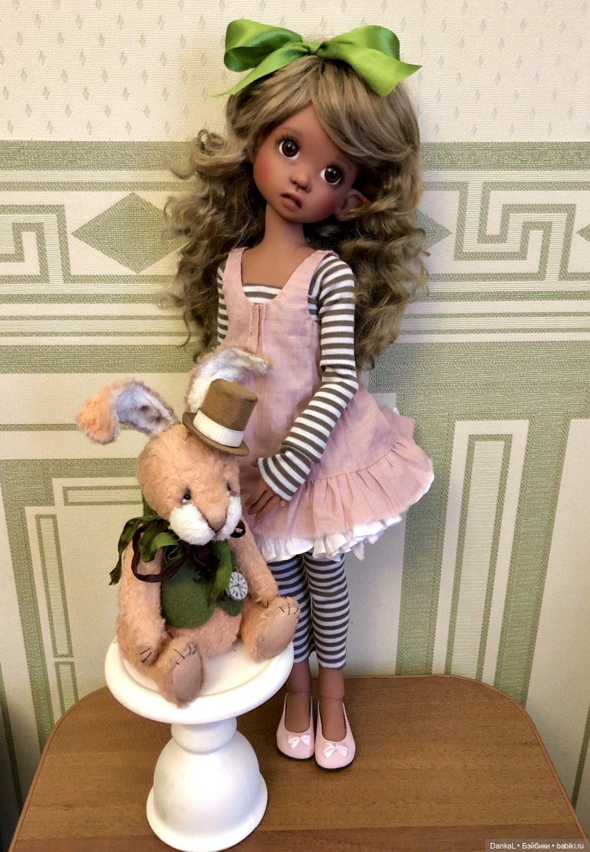 Кофейная Грейси | Бэйбики Кофейная Грейси — Куклы Kaye Wiggs (Кайе Виггс): авторские BJD (БЖД) (фото 3)