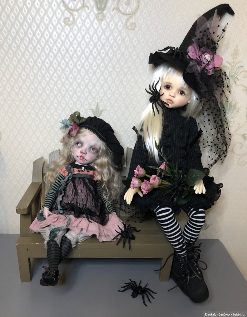 Хэппи Хэллоуин | Бэйбики Хэппи Хэллоуин — Куклы Kaye Wiggs (Кайе Виггс): авторские BJD (БЖД) (фото 2)